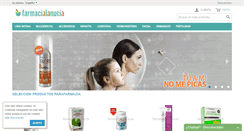 Desktop Screenshot of farmacialanucia.es